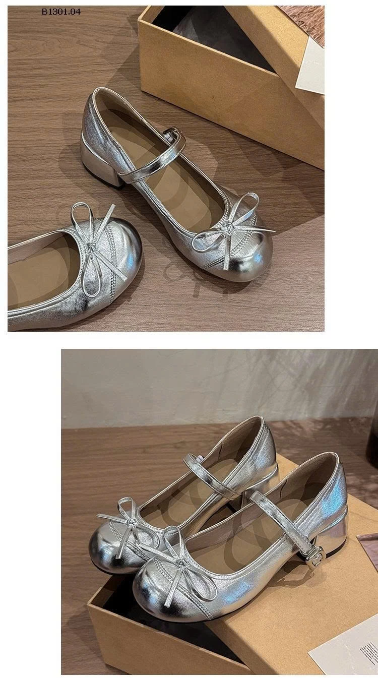 Giày bệt nữ GÓT VUÔNG -Giá sỉ 145k