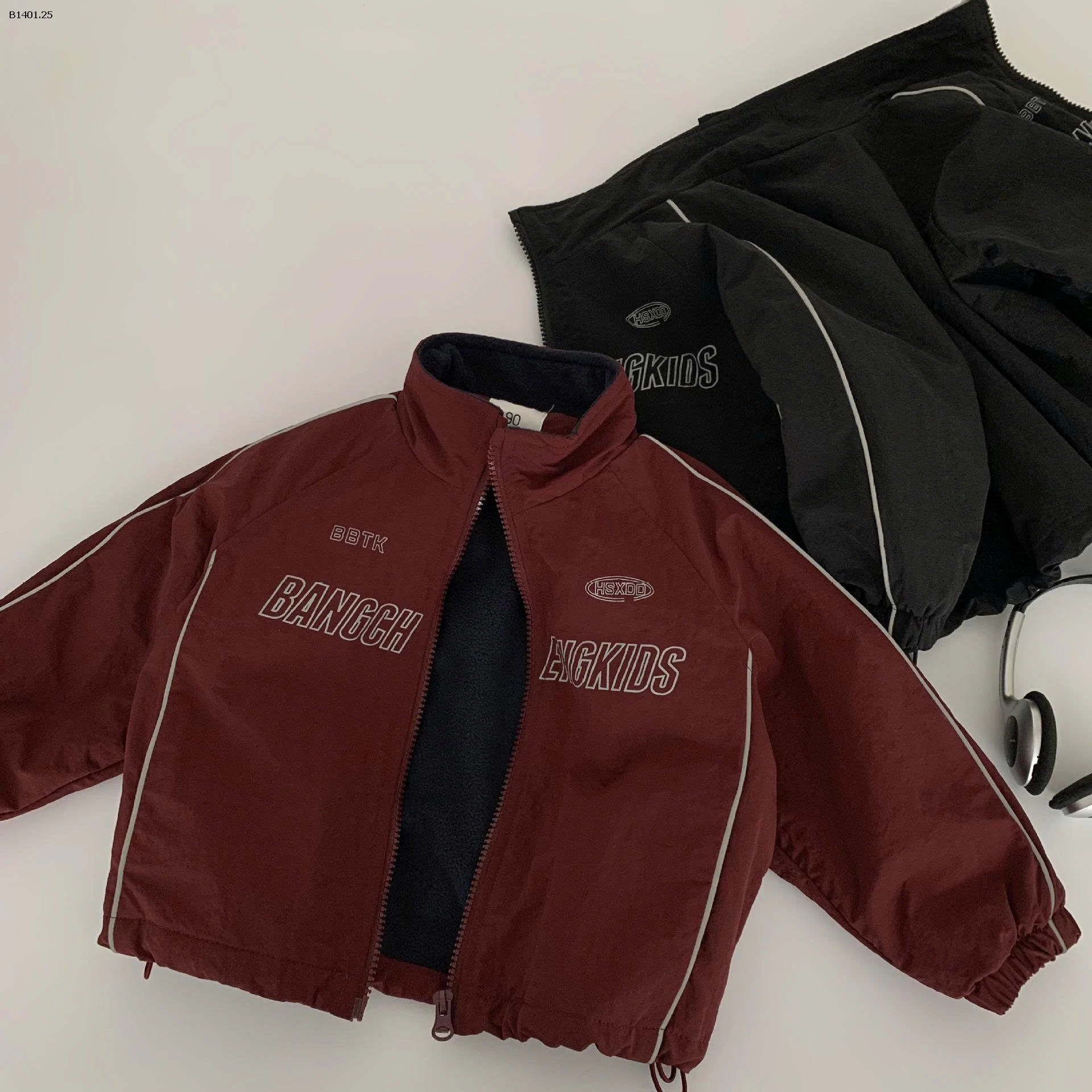 ÁO KHOÁC LÓT LÔNG CHO BÉ NHÀ MAIBAO -  sỉ 270k