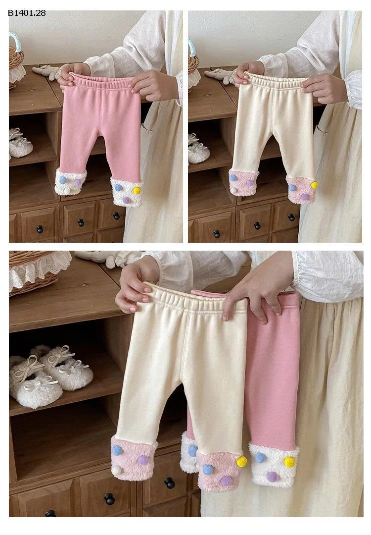 SÉT ÁO LEN MIX LEGGING LÓT NHUNG SZ NHÍ- Giá sỉ áo: 158k  quần: 112k 