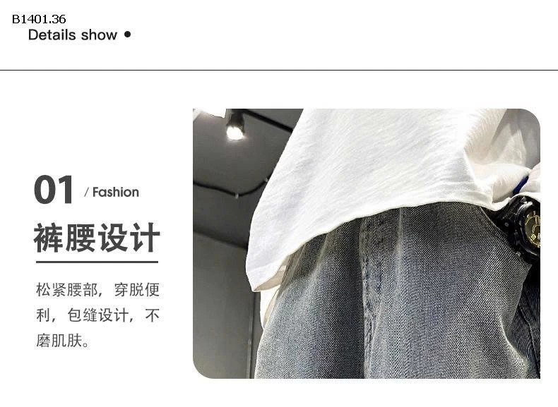 QUẦN JEAN RÁCH BÊN  - sỉ 225k