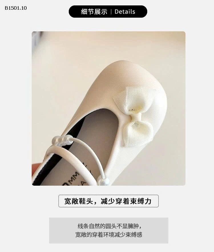 GIÀY BUPBE DA ĐẾ MỀM BG -Giá sỉ 158k