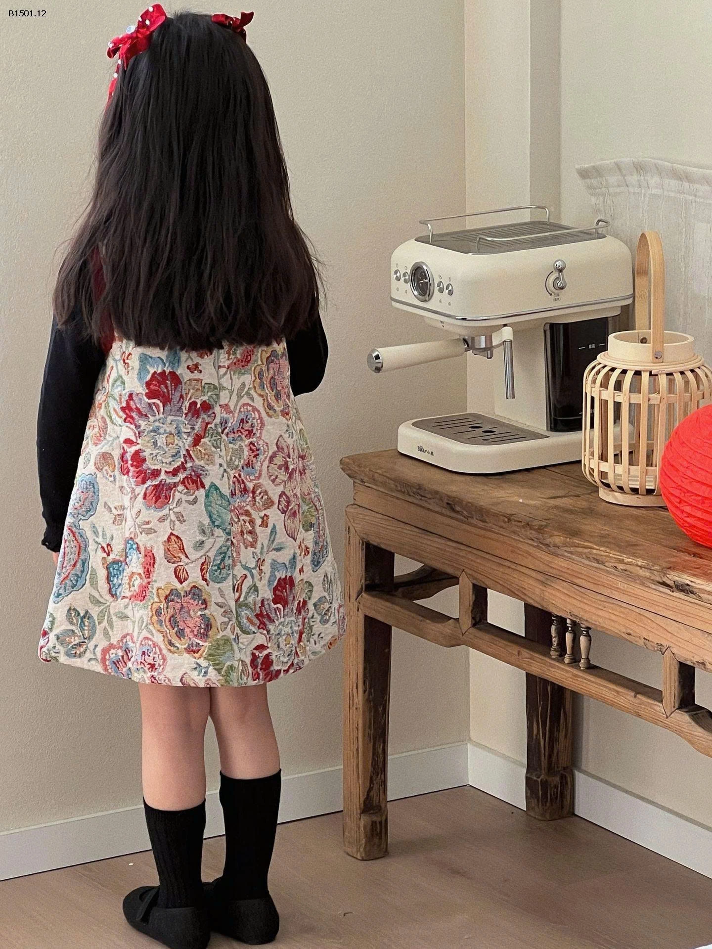 SET VÁY SƯỜN XÁM HOA GẤM BG-Giá sỉ  áo 168k  váy sườn xám #295k