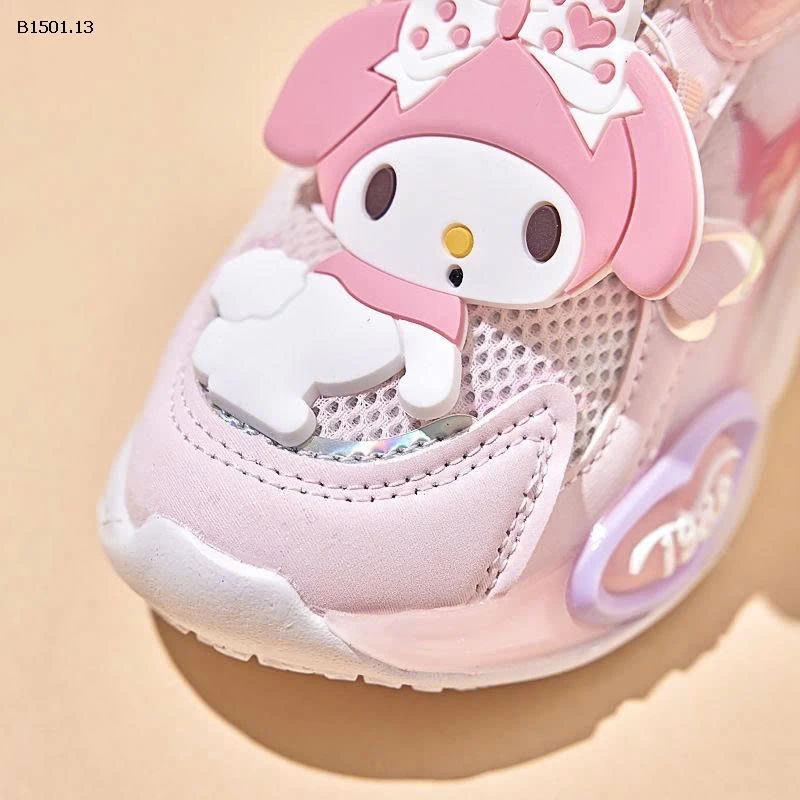 GIÀY THỂ THAO MY MELODY PHÁT SÁNG CHO BÉ GÁI -Giá sỉ 210k