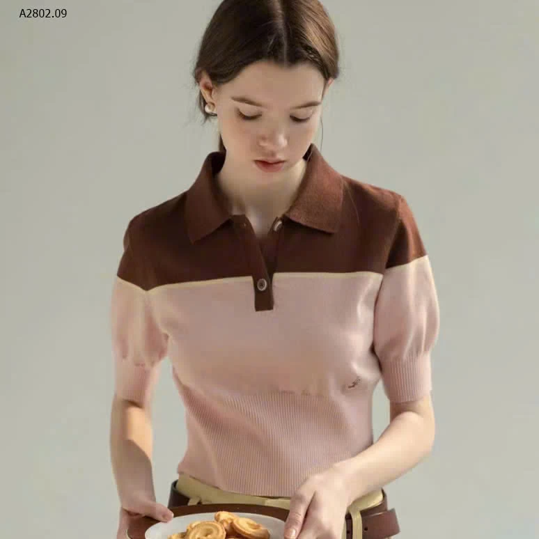 ÁO POLO LEN CỘC TAY NỮ - sỉ 105k