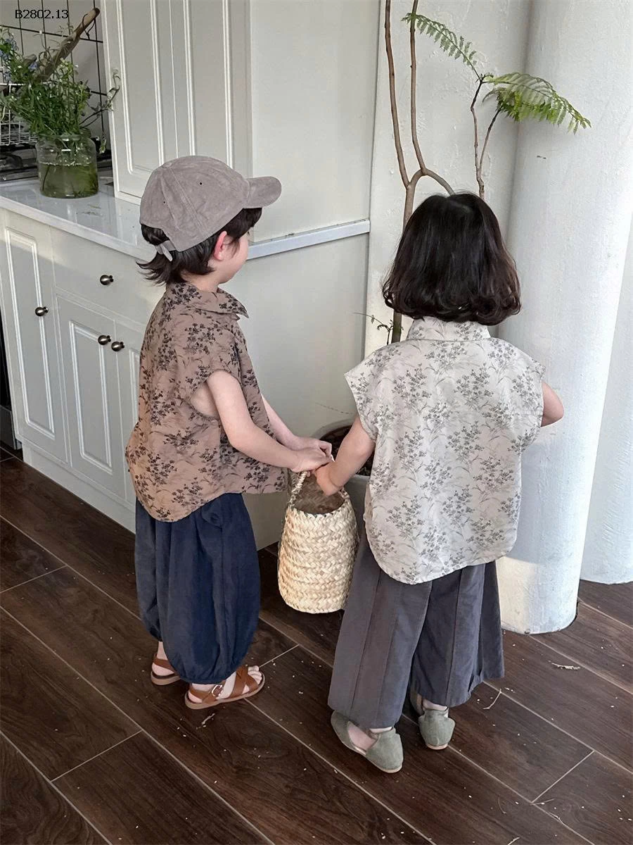 ÁO SƠ MI TAY HẾN CHO BÉ  - sỉ 172k