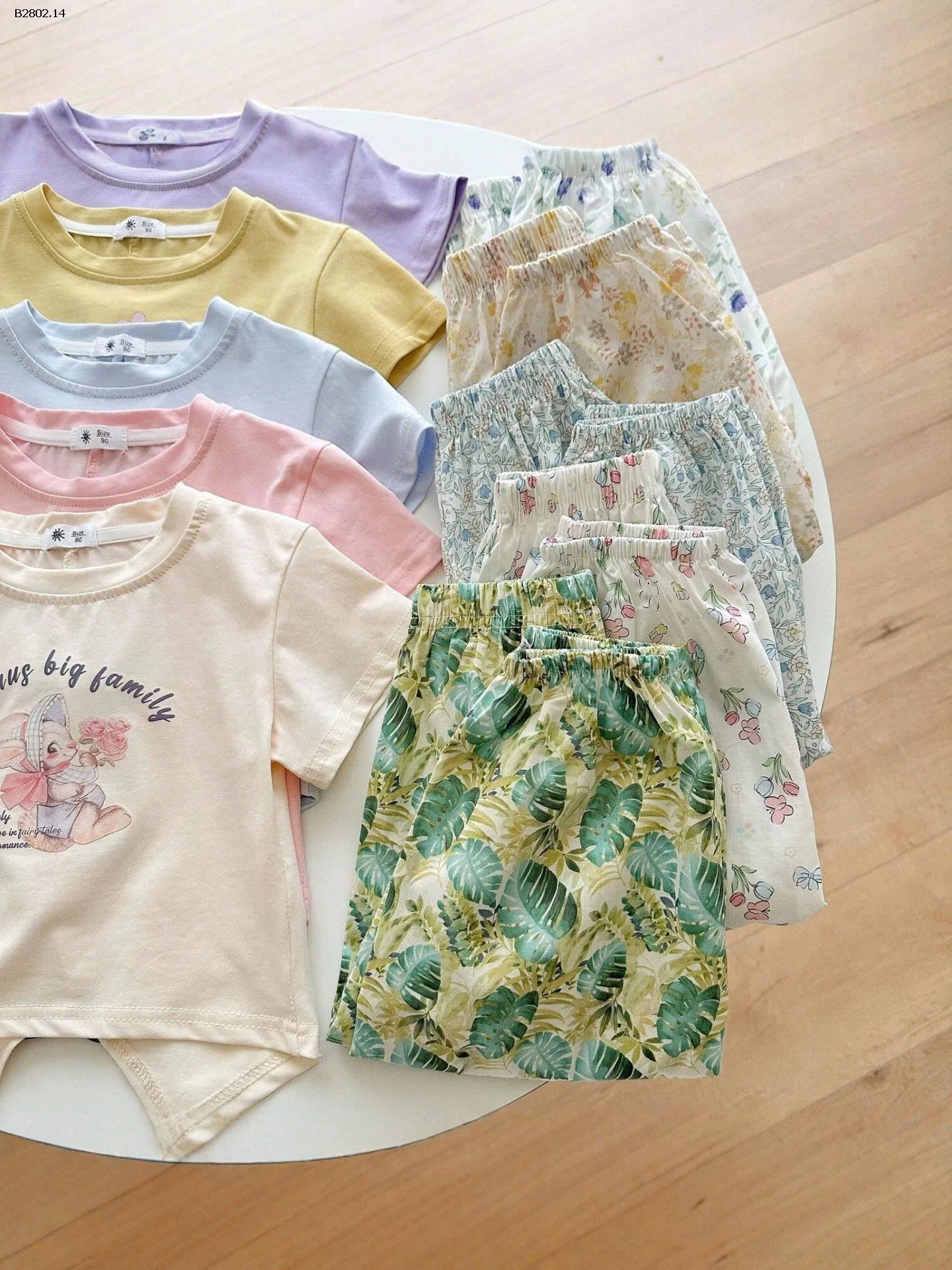 BỘ HÈ HỌA TIẾT BG- sỉ 169k