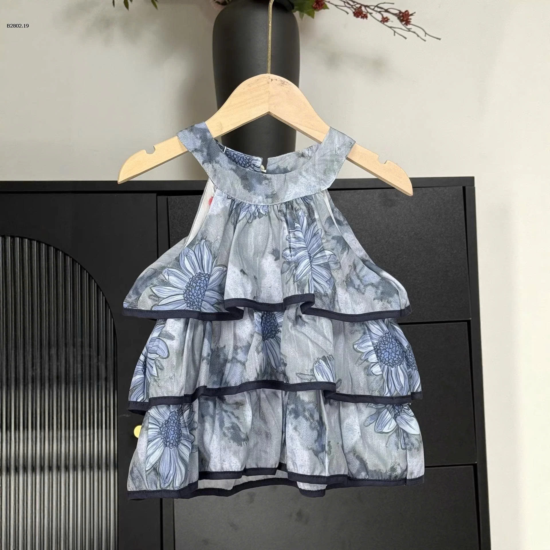 BỘ HÈ CỔ YẾM HỌA TIẾT BG- SỈ 179K