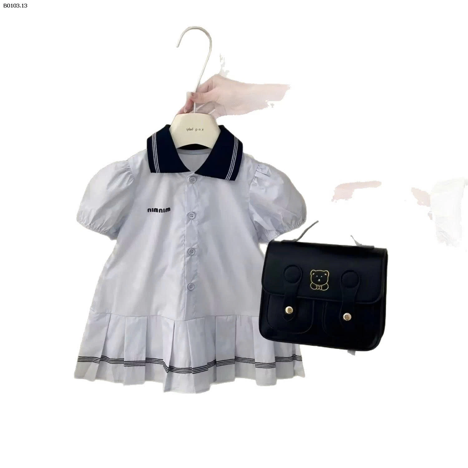 VÁY SƠ MI CỘC TAY BG- sỉ 158k