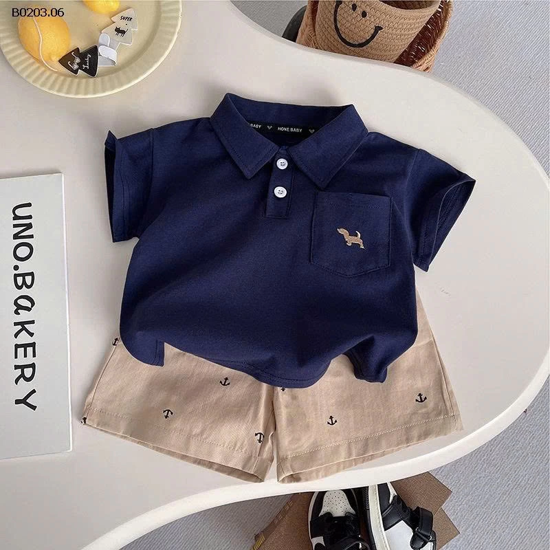 BỘ SHORT POLO CHO BT - sỉ 135k
