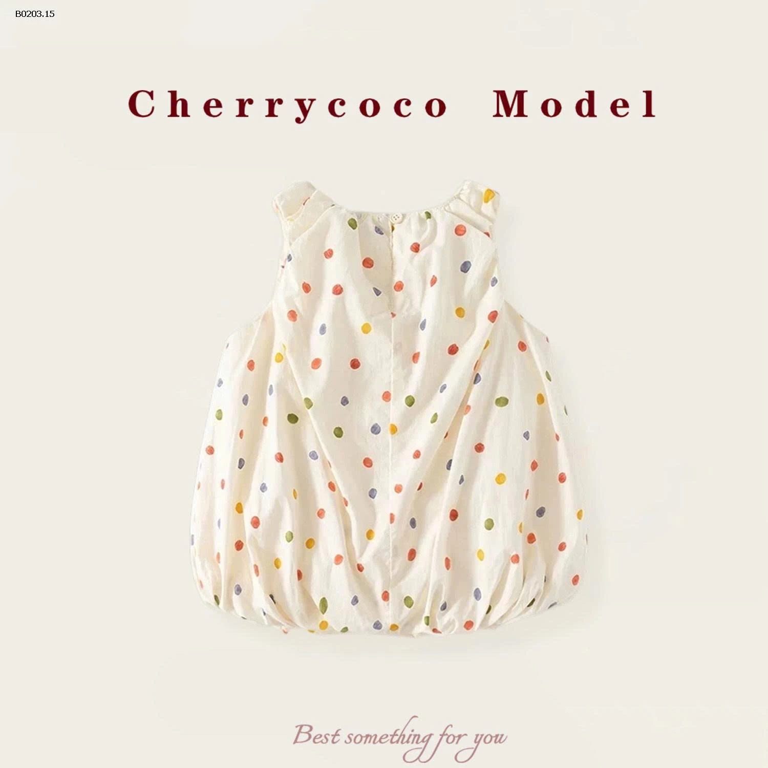 VÁY CHẤM BI HỌA TIẾT TRÁI TIM CHERRYCOCO- sỉ 192k