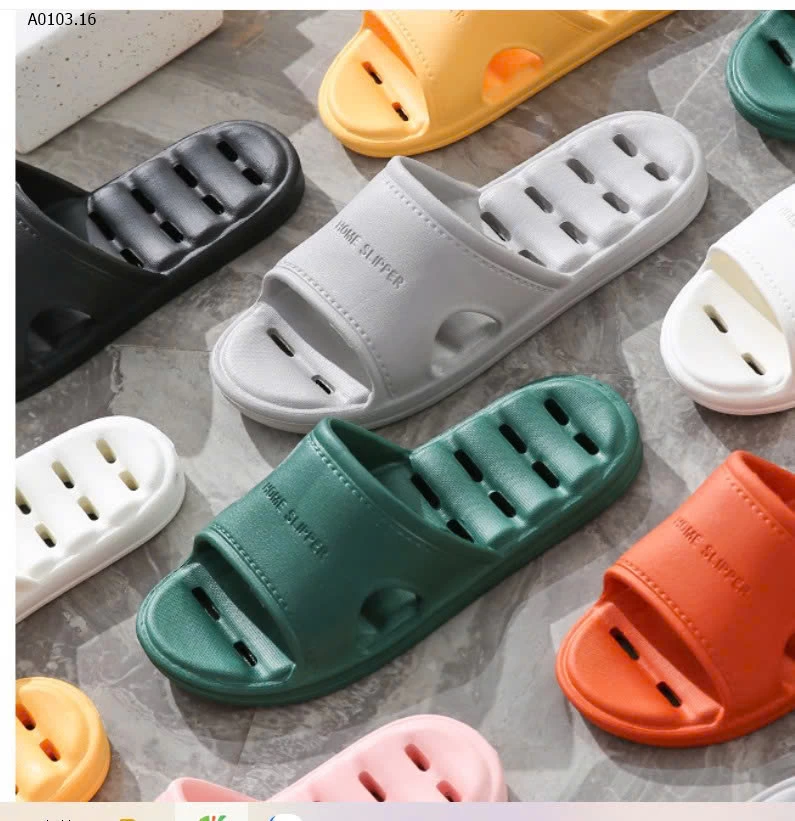 DÉP ĐI TRONG NHÀ NAM NỮ - sỉ 108k/set 2 đôi chọn màu size