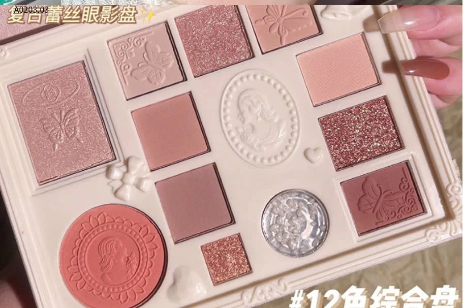 BẢNG PHẤN MẮT 12 MÀU CHO NỮ- sỉ 54k