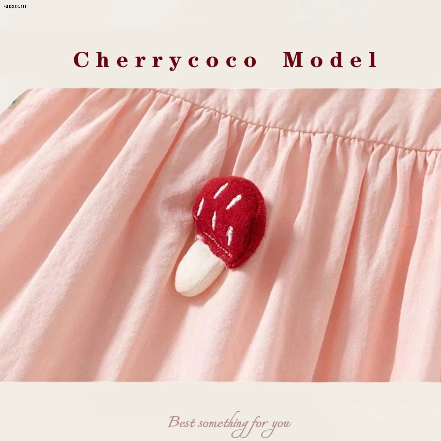 VÁY SÁT NÁCH HỌA TIẾT NẤM CHERRYCOCO - sỉ 248k