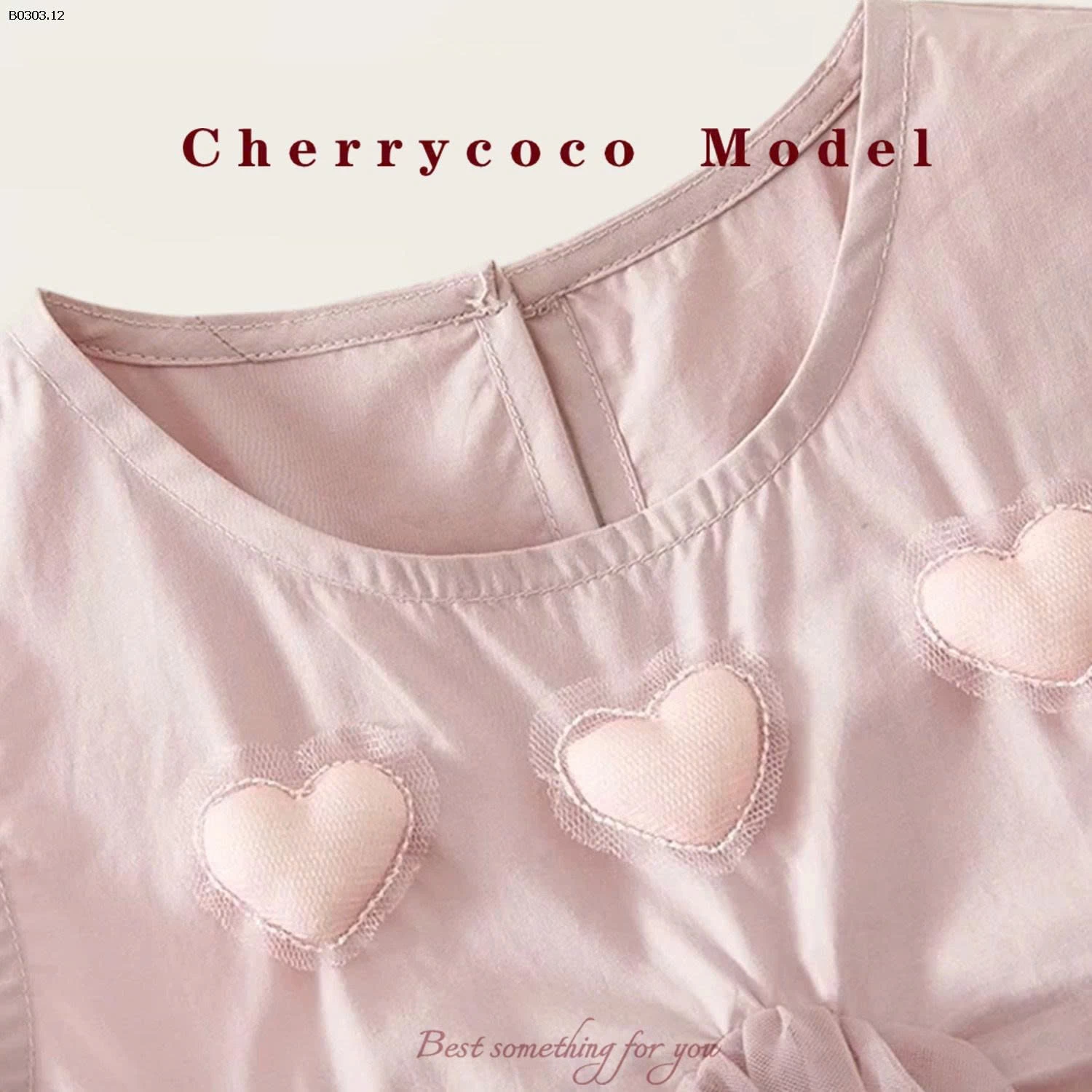 VÁY CÔNG CHÚA SÁT NÁCH HỌA TIẾT TRÁI TIM CHERRYCOCO- sỉ 238k