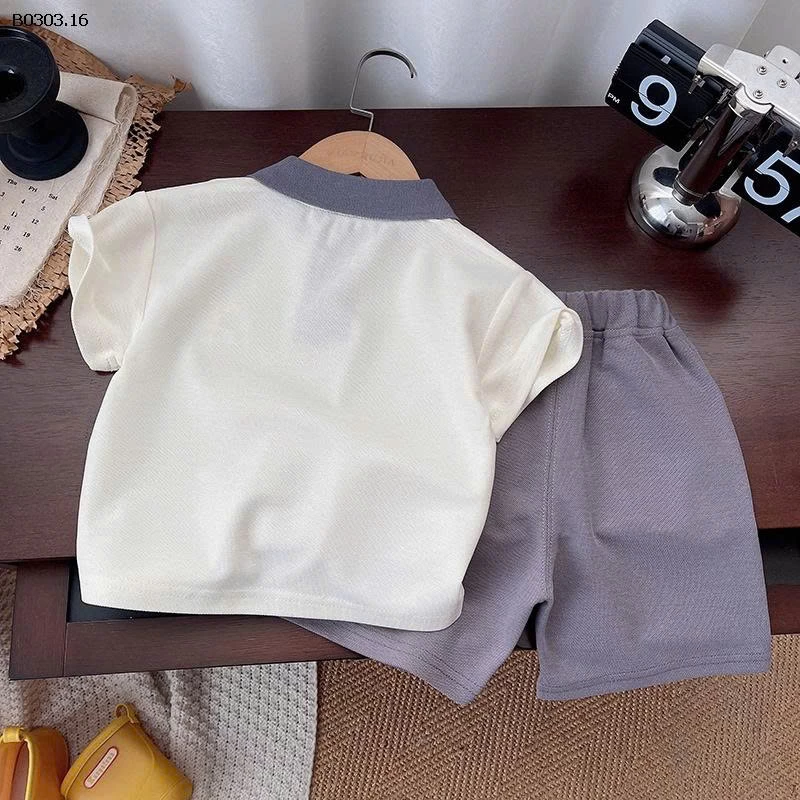 BỘ SHORT POLO CHO BT  - sỉ 127k