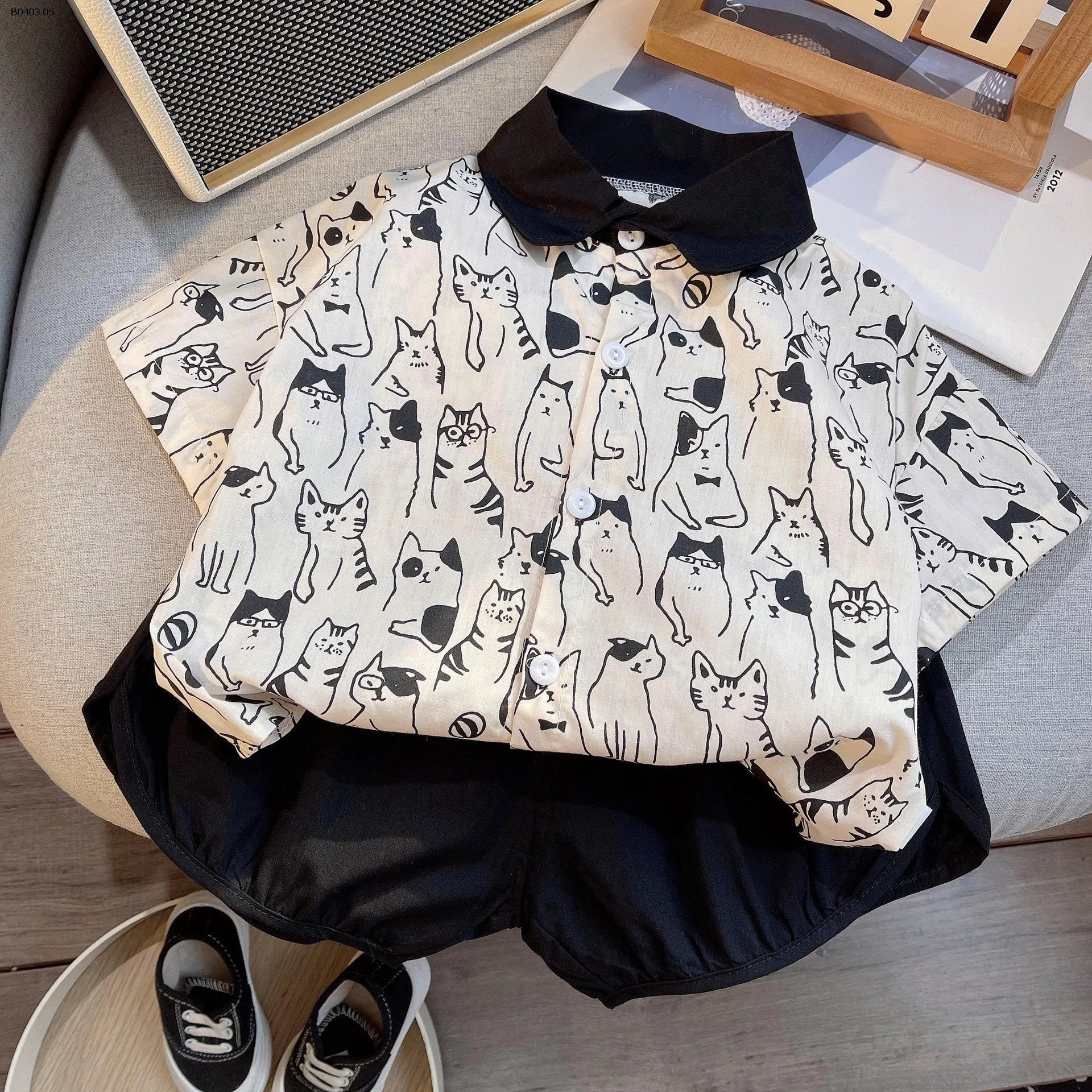 BỘ POLO MÈO CHO BT   - sỉ 125k