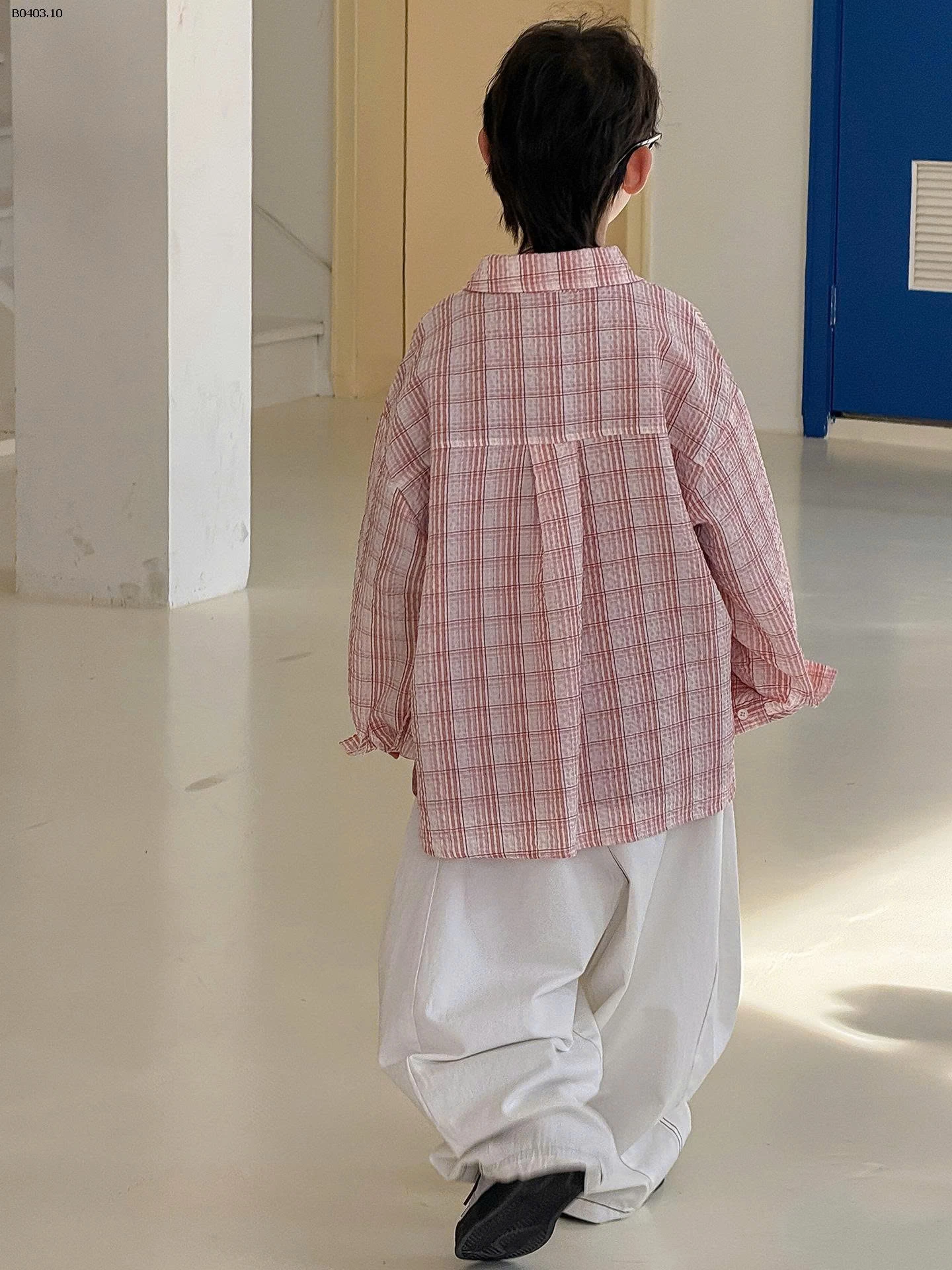 ÁO SƠ MI KẺ CARO BT- sỉ 90-140: 184k  150-160: 189k  