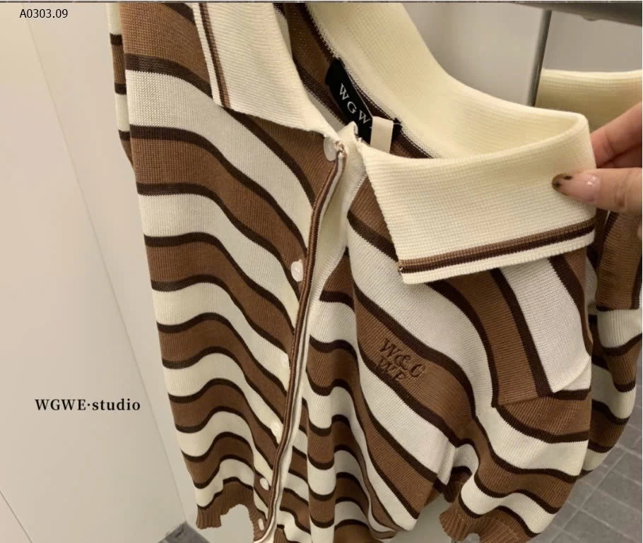 ÁO POLO LEN KẺ W.G.W.E- sỉ 254k