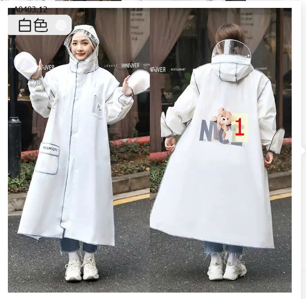 ÁO MƯA THỜI TRANG GẤU NICE  - sỉ 127k