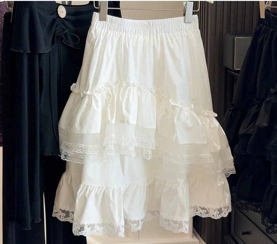 CHÂN VÁY TẦNG PHỐI REN ANNA- sỉ 226k