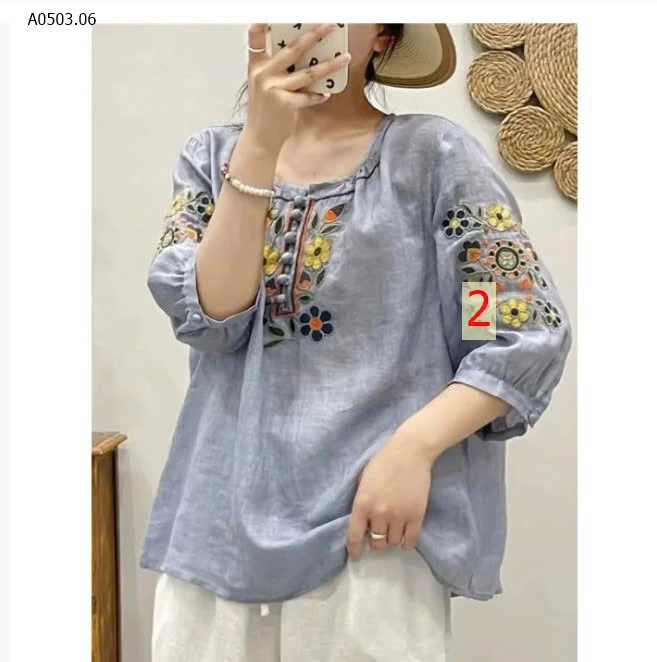 Áo thêu hoa  - sỉ 150k