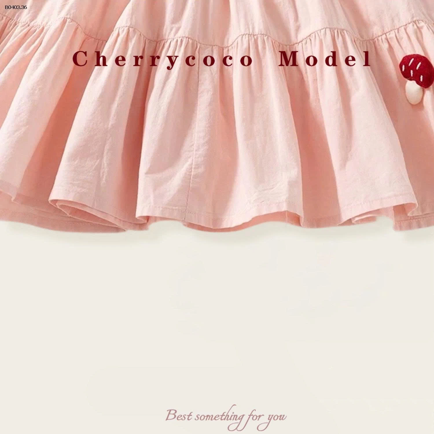 VÁY SÁT NÁCH HỌA TIẾT NẤM CHERRYCOCO - SỈ 244K