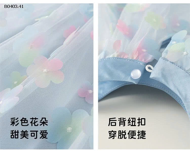 VÁY HOA CỔ YẾM CHO BG BABYCITY  - sỉ 287k