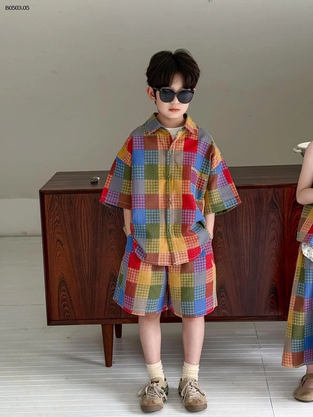 SET VÁY MAXI CARO SẮC MÀU-Giá sỉ 215k