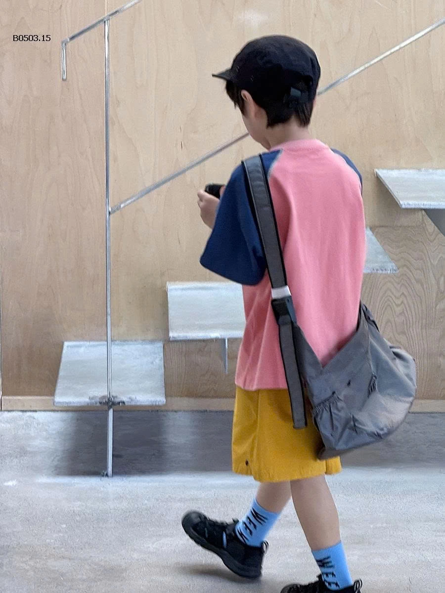 ÁO CỘC TAY BÉ TRAI AMBB – MẪU HÈ 2026 HOT HIT -Giá sỉ  Sz 90-150 #105k Sz 160 #115k