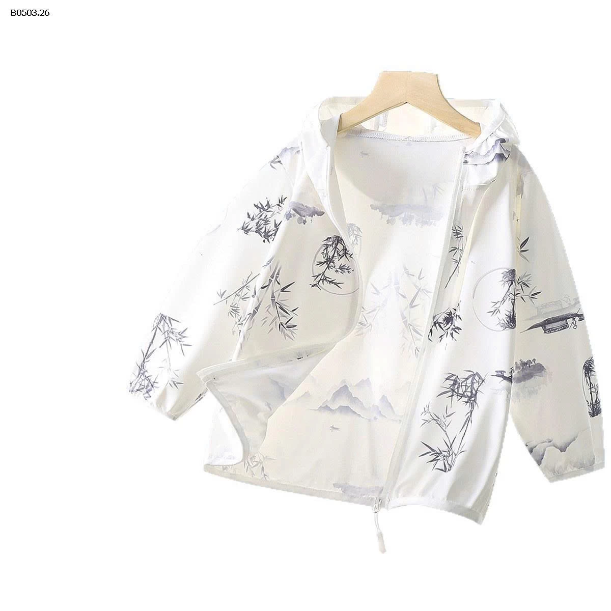 ÁO CHỐNG NẮNG HOẠ TIẾT-Giá sỉ sz 100-140 : #137k Sz 150-180: #149k