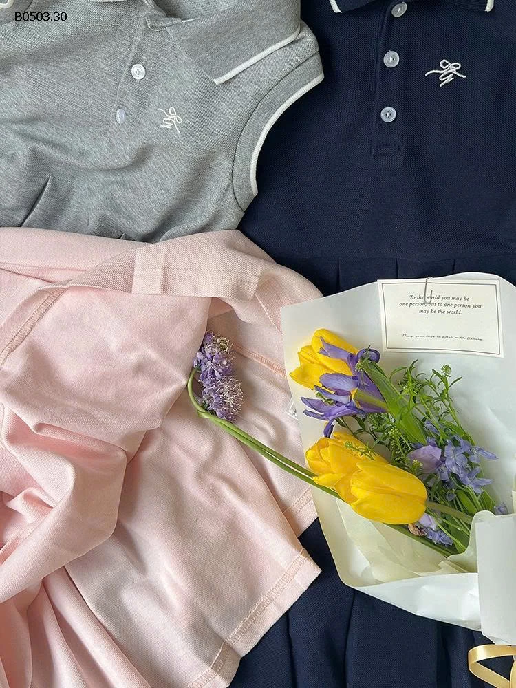 VÁY POLO SÁT NÁCH AMBB-Giá sỉ  sz 90-150 : 220k sz 160 : 237k sz 170 : 259k