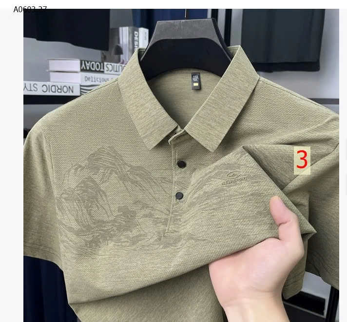 ÁO POLO HOẠ TIẾT LETROTTOIR  - sỉ 160k