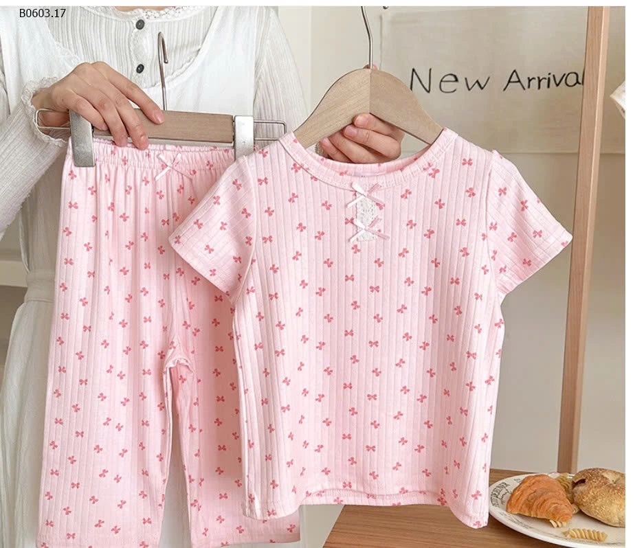 BỘ COTTON GIẤY HOA NHÍ-Giá sỉ 138k