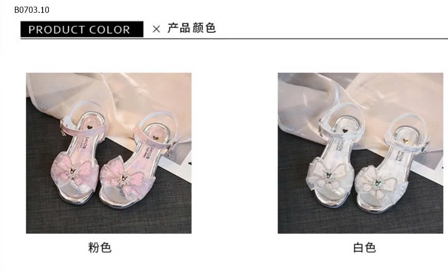 SANDAL NƠ CÔNG CHÚA-Giá sỉ  sz 26-31 giá 169k  sz 32-36 giá 179k