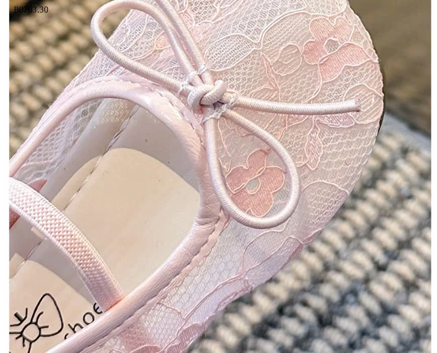 GIÀY BÚP BÊ LƯỚI THÊU BÉ GÁI-Giá sỉ  sz 21-25 giá 119k sz 26-30 giá 129 sz 31-34 giá 139k