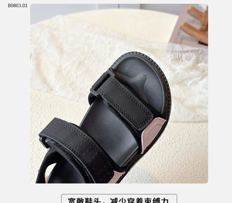 SANDAL QUAI DÁN PHỐI MÀU BÉ TRAI-Giá sỉ sz 26-30 giá 168k,  sz 31-35 giá 175k