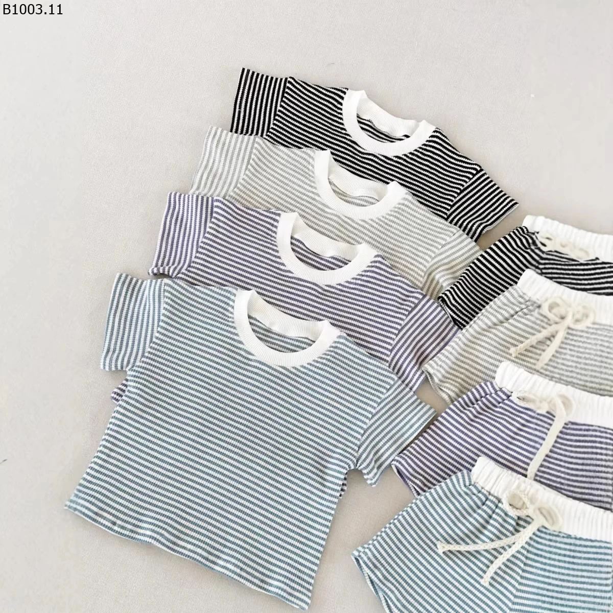 BỘ KẺ CỘC TAY SIZE NHÍ Giá sỉ 150k