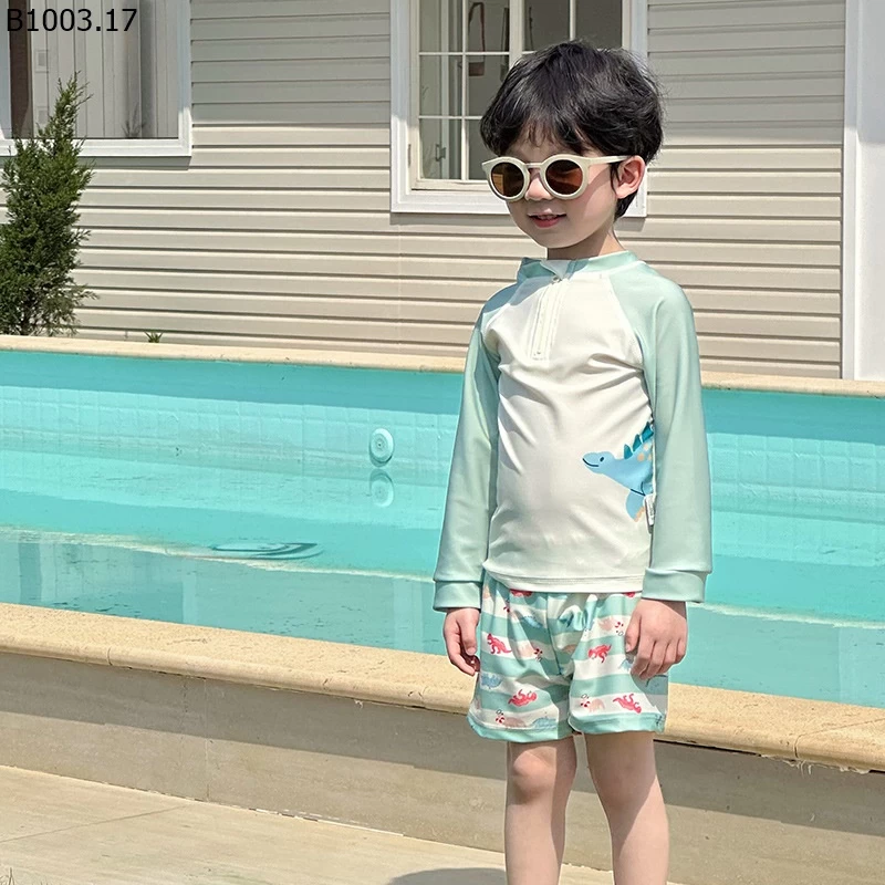 BỘ BƠI BÉ TRAI DÀI TAY Giá sỉ 175k