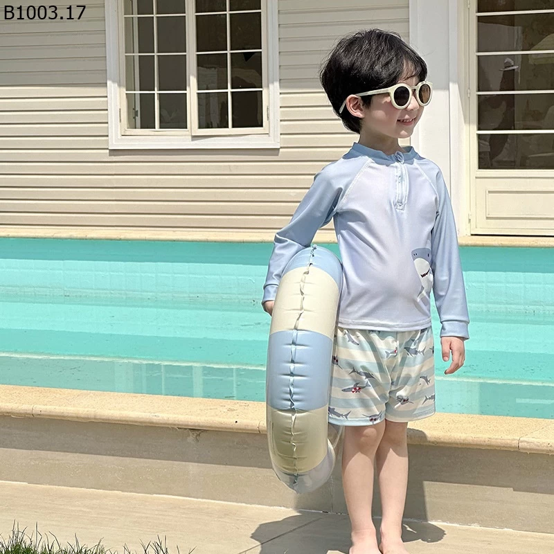 BỘ BƠI BÉ TRAI DÀI TAY Giá sỉ 175k