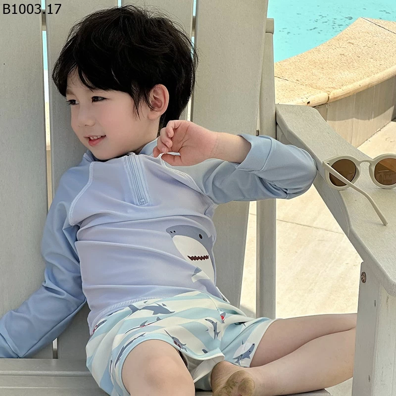 BỘ BƠI BÉ TRAI DÀI TAY Giá sỉ 175k